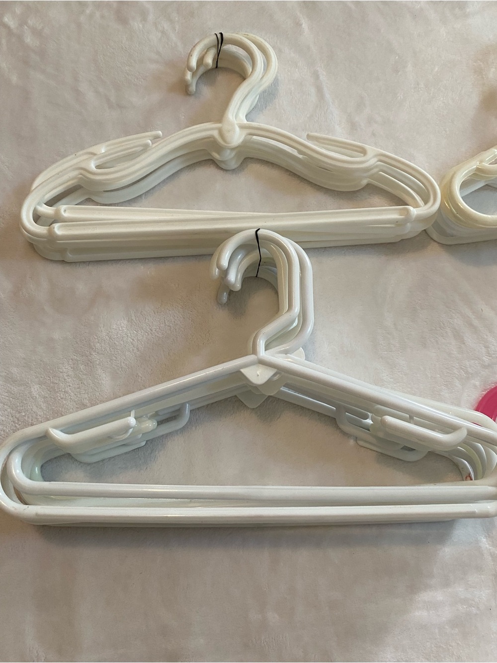 IKEA White and Multicolor Plastic Clothes Hangers - Picture 3 of 4